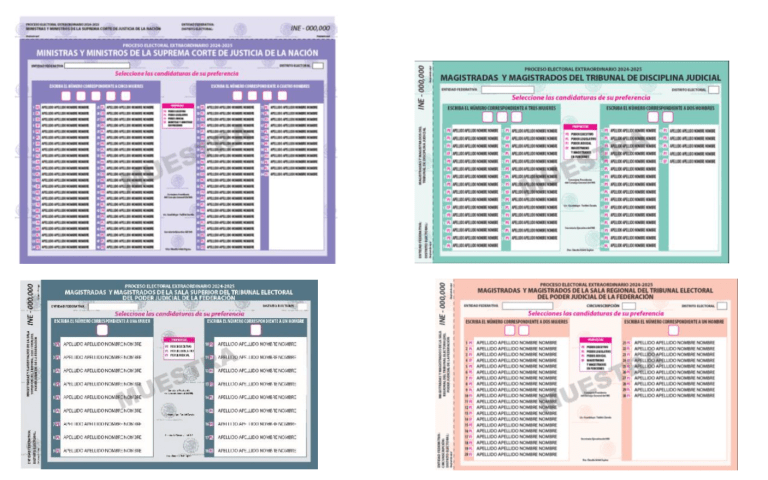 Eligen boletas para elecciones judiciales; estos son los diseños - diseno-de-boletas-para-elecciones-judiciales