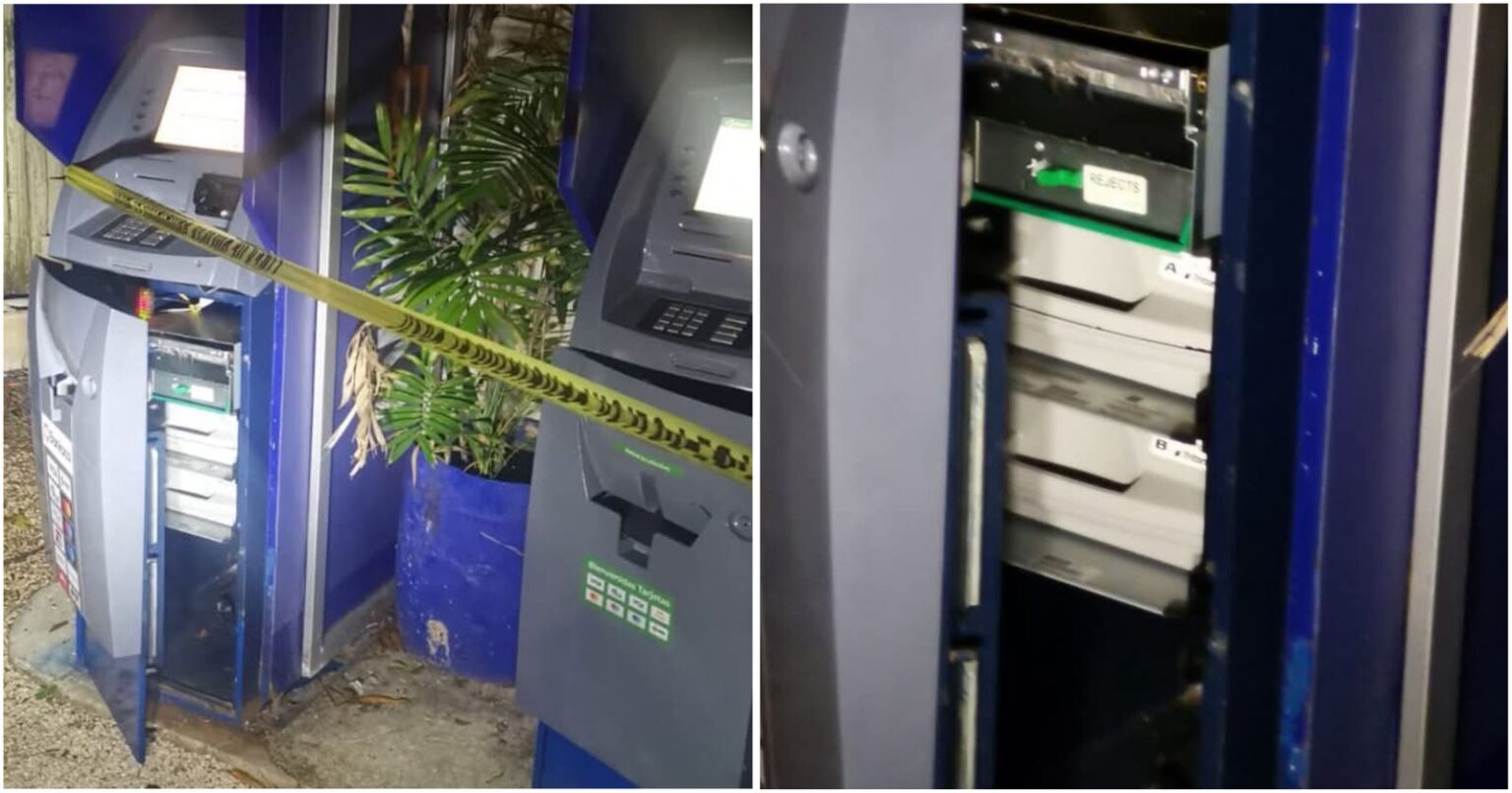 Desvalijan dos cajeros automáticos en la marina Puerto Aventuras
