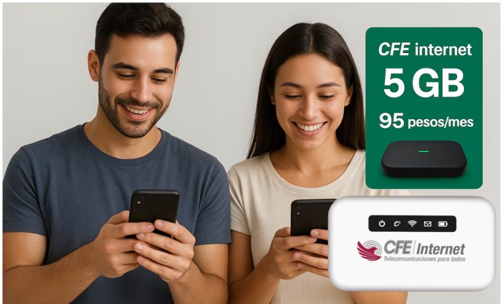 CFE ofrece internet desde 95 pesos mensuales; ¿cómo contratar el servicio?
