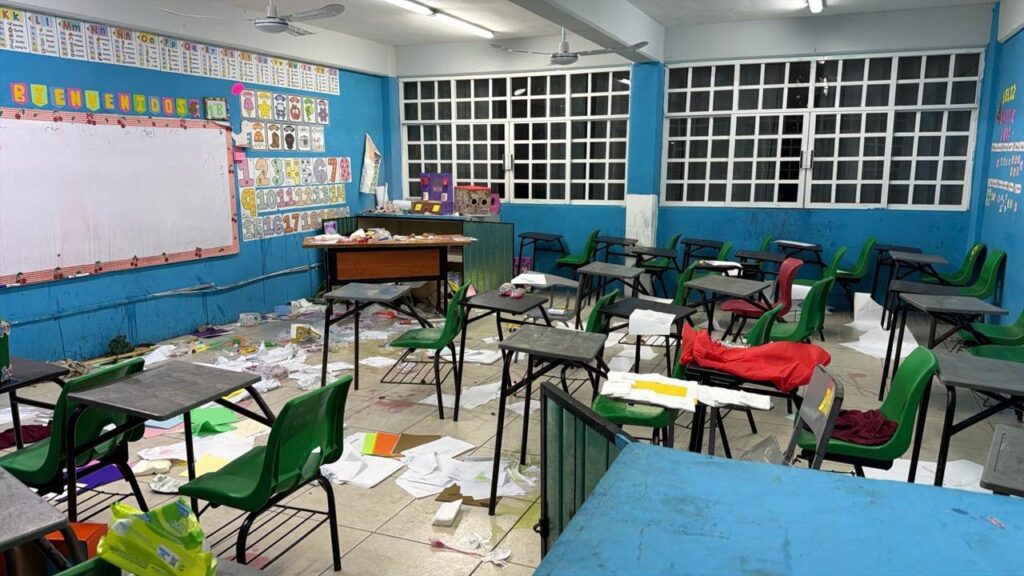 Refuerzan vigilancia en escuelas del norte de Quintana Roo tras actos de vandalismo