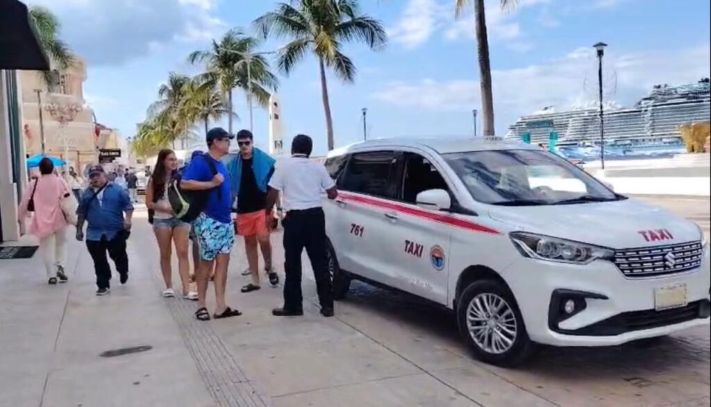 Reportan taxistas positiva temporada decembrina en Cozumel