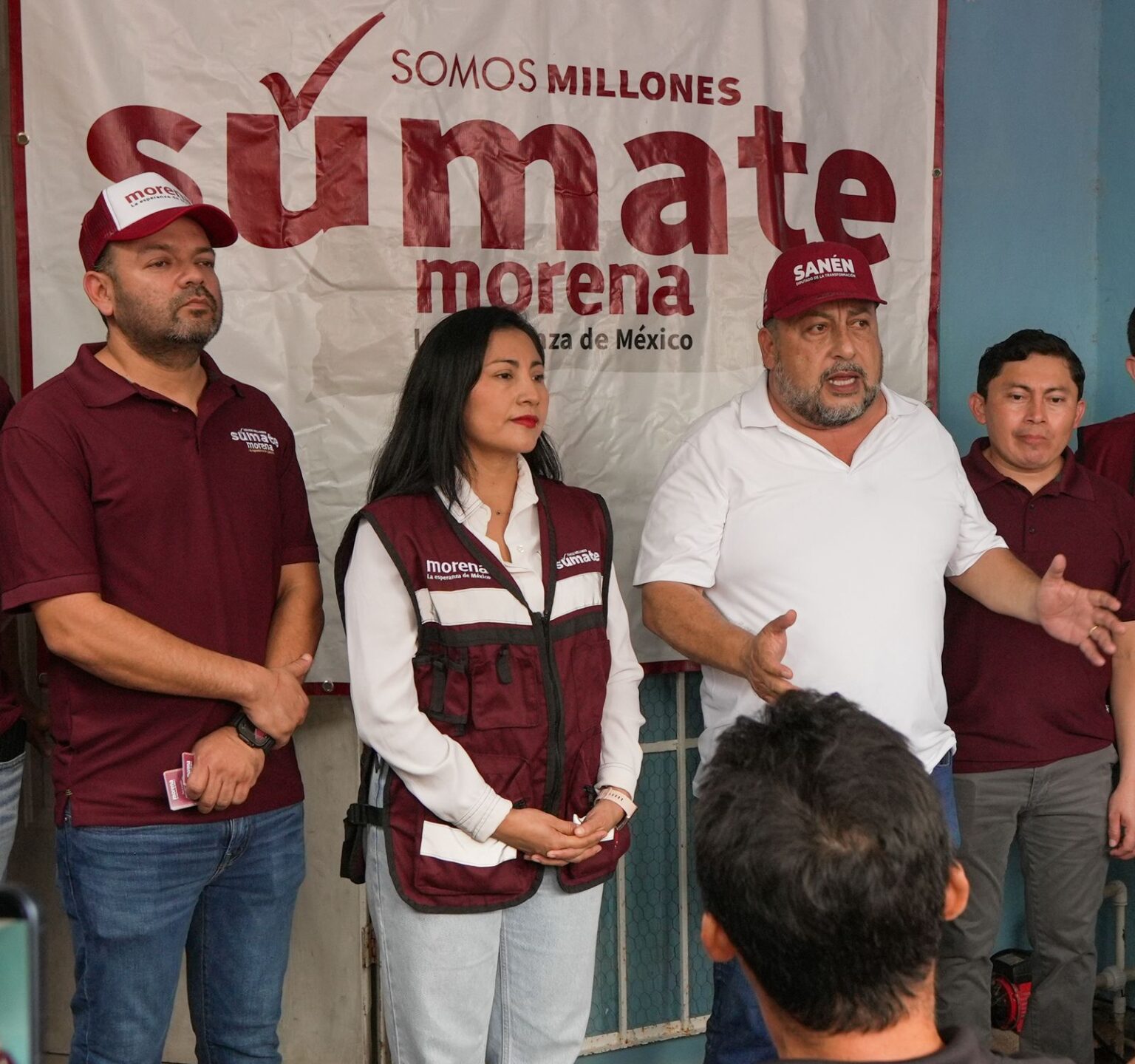 Jorge Sanén destaca fortalecimiento de Morena en Cancún con entrega de credenciales a militantes