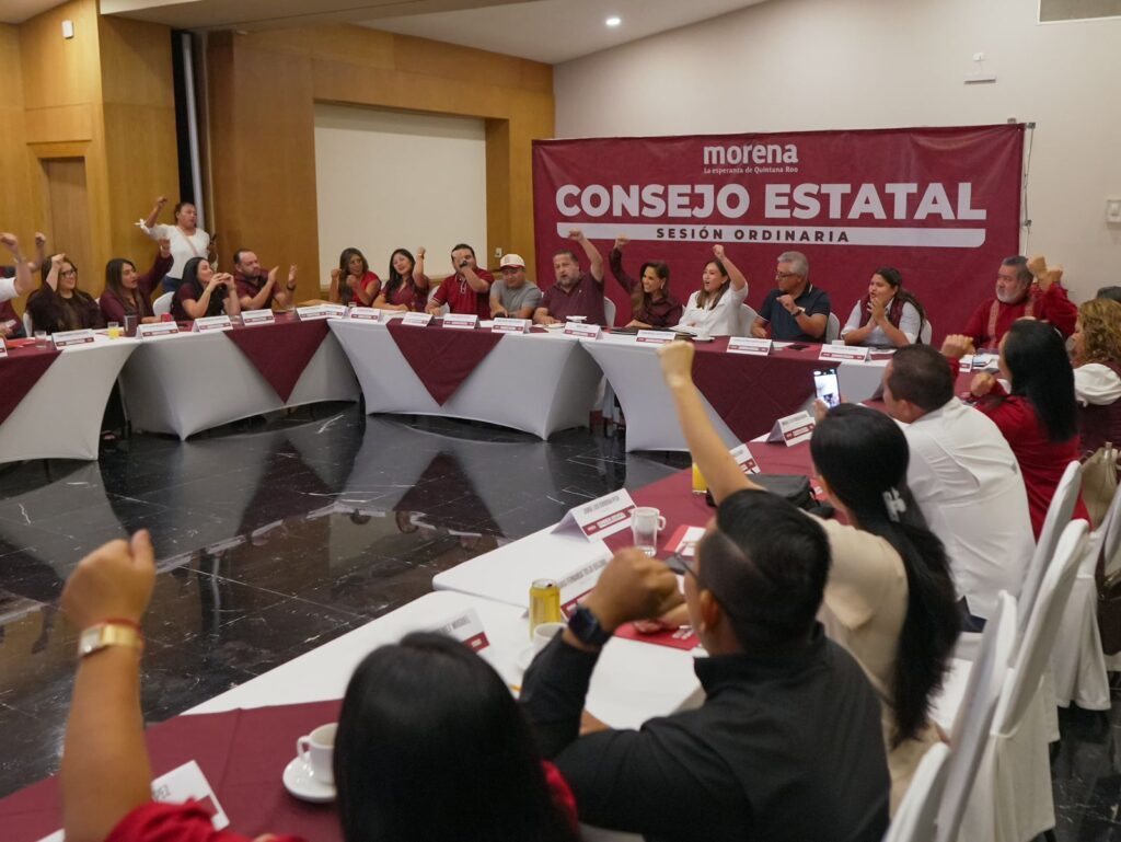 Morena Quintana Roo refrenda respaldo a la soberanía nacional y fortalece su organización rumbo al 2027: Jorge Sanén
