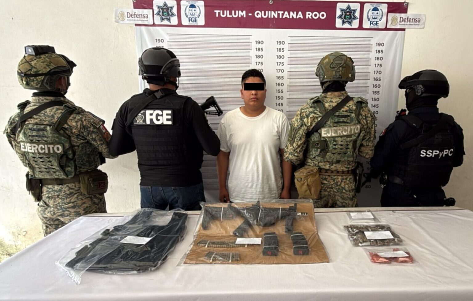 Captura FGE Quintana Roo a quinto implicado en doble homicidio en Tulum