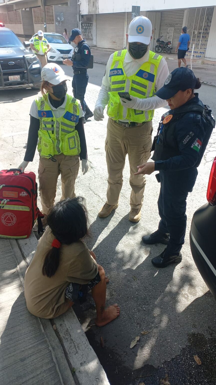 Activan protocolo de atención a mujer que pidió ayuda en zona Centro de Playa del Carmen