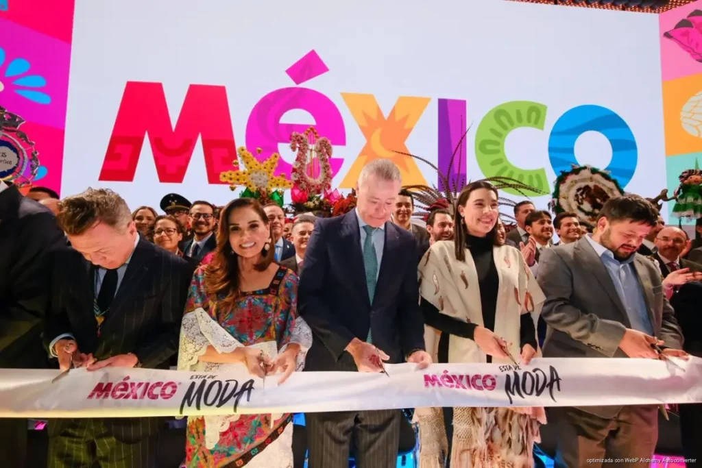 Participa Mara Lezama, junto con Josefina Rodríguez y Quirino Ordaz, en la inauguración del pabellón de México en FITUR 2026