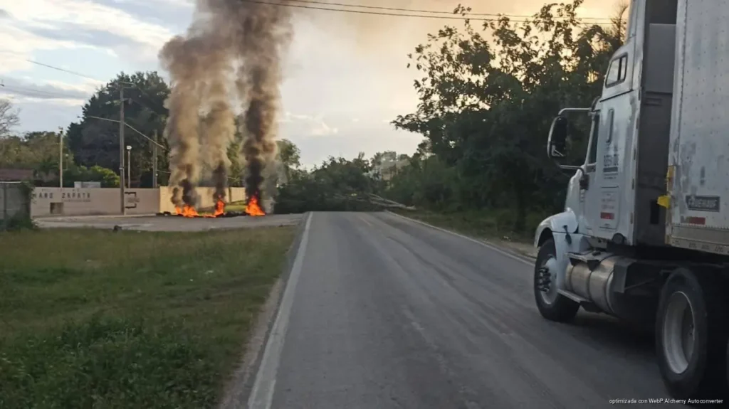 Capturan a “Shadani”, pero criminales desatan jornada de bloqueos en Chunhuhub