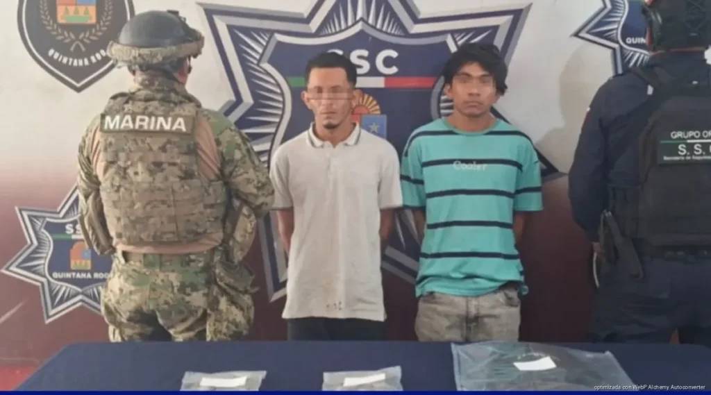 Detienen a dos presuntos narcomenudistas en Cielo Nuevo