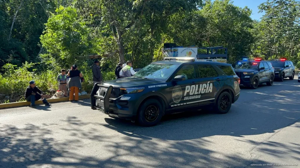 Falla mecánica provoca que camioneta se estrelle contra un árbol en Real Bilbao