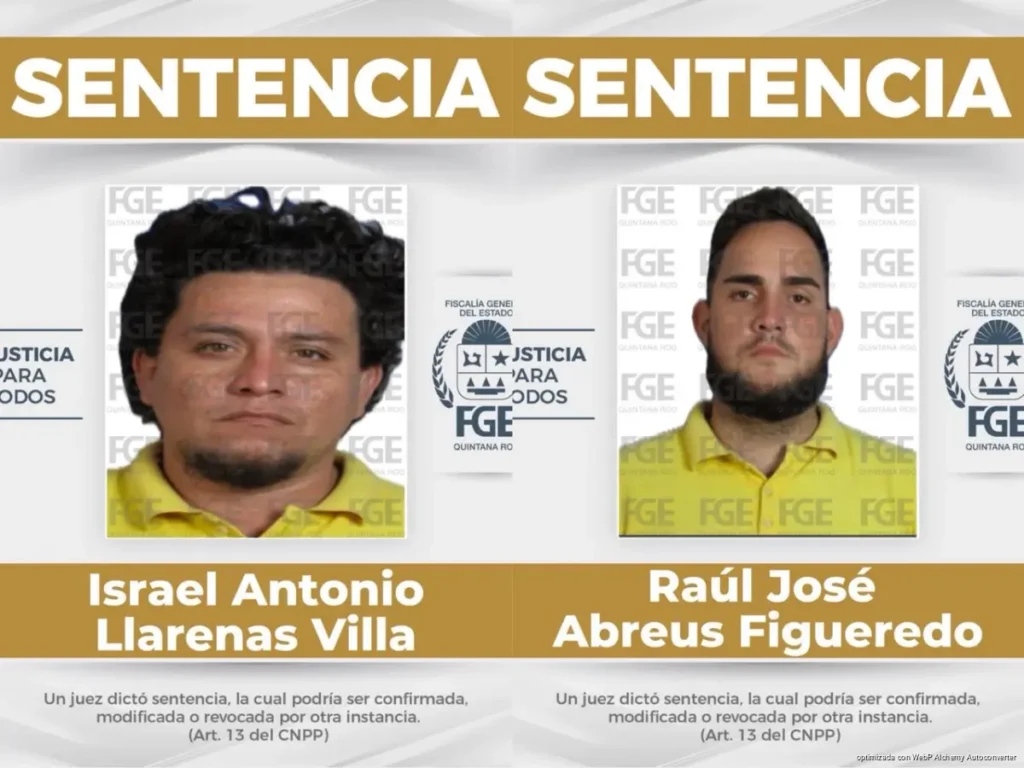 Dan 37 años a sujetos por homicidio calificado en agravio de un servidor público, en Benito Juárez