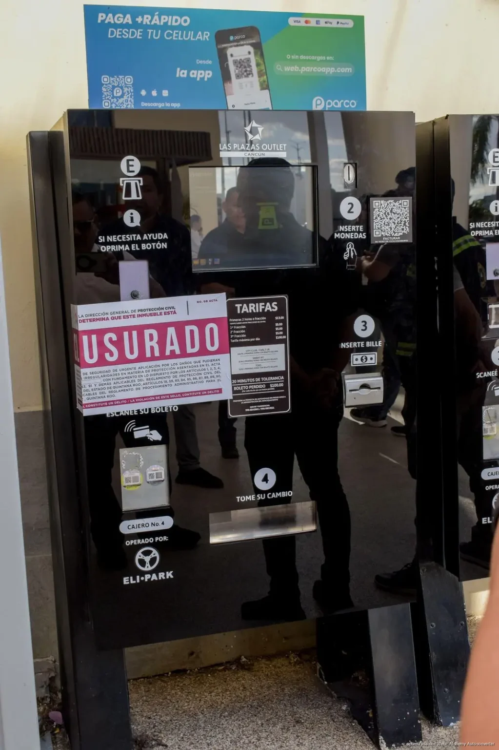 Clausuran estacionamiento de Plaza las Américas y Plaza Outlet