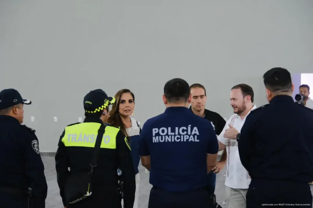 Supervisan Mara Lezama Espinosa y Diego Castañón avance del 70% del C4 en Tulum