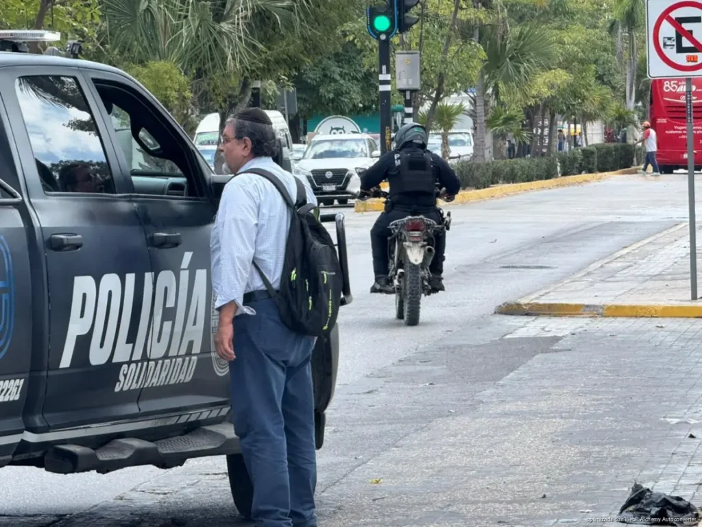 Detienen a presunto agresor tras persecución en Playa del Carmen