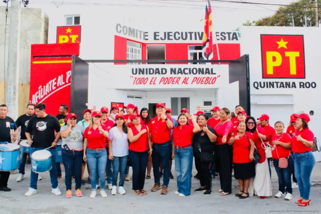 Inaugura el Partido del Trabajo su nueva sede estatal en Quintana Roo