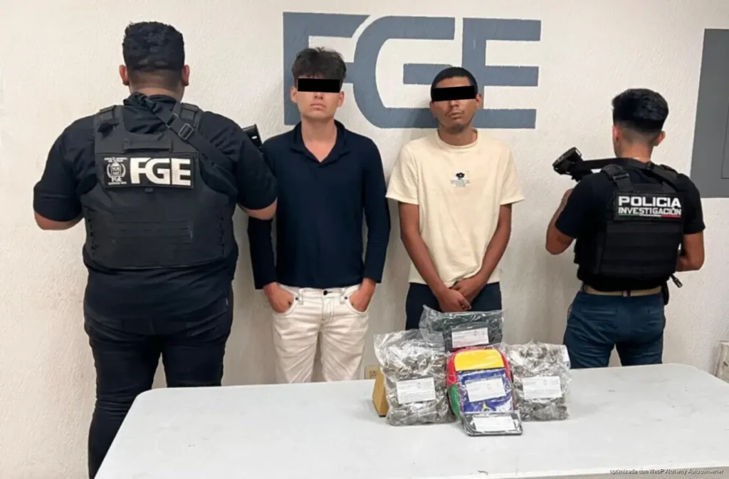 Detiene FGE Quintana Roo a siete personas por narcomenudeo en Playa del Carmen