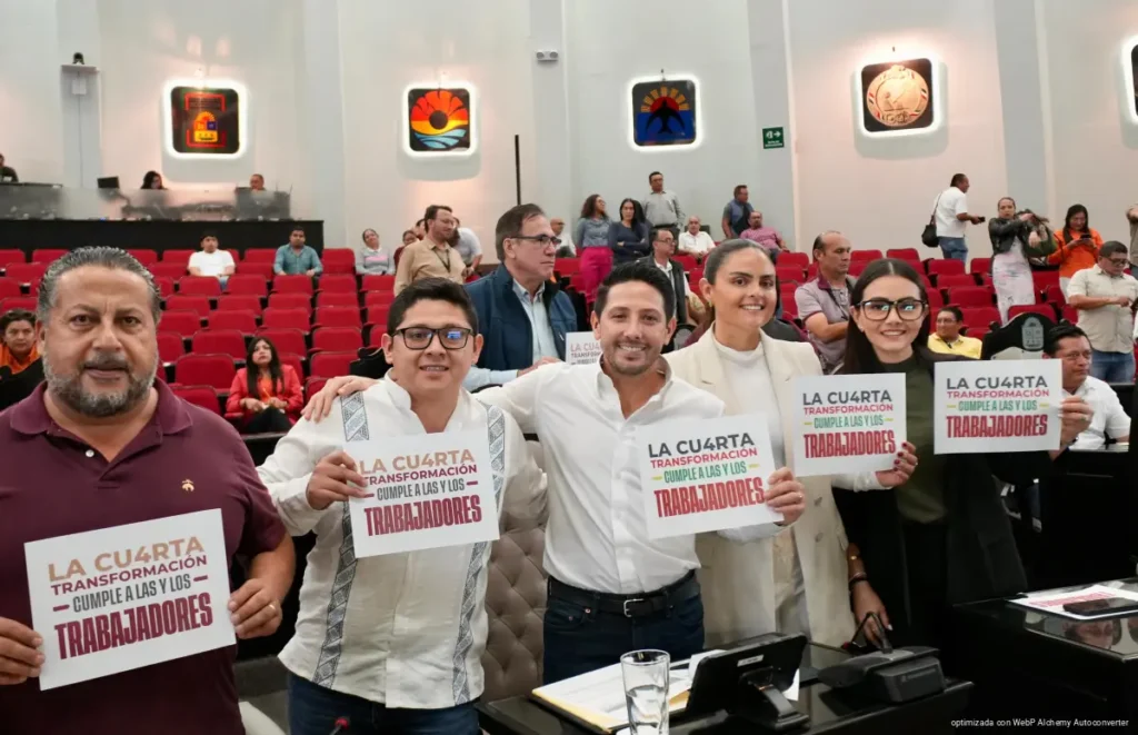 Avala Congreso de Quintana Roo reforma histórica para las y los trabajadores del país