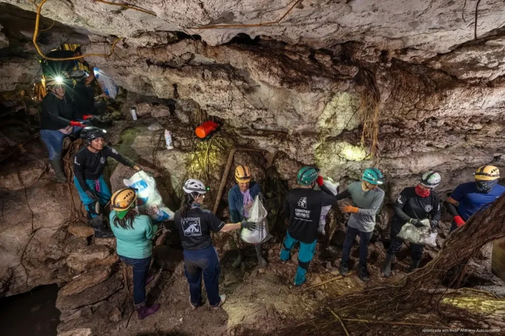 Alerta por contaminación en cenote urbano del parque Madre Naturaleza
