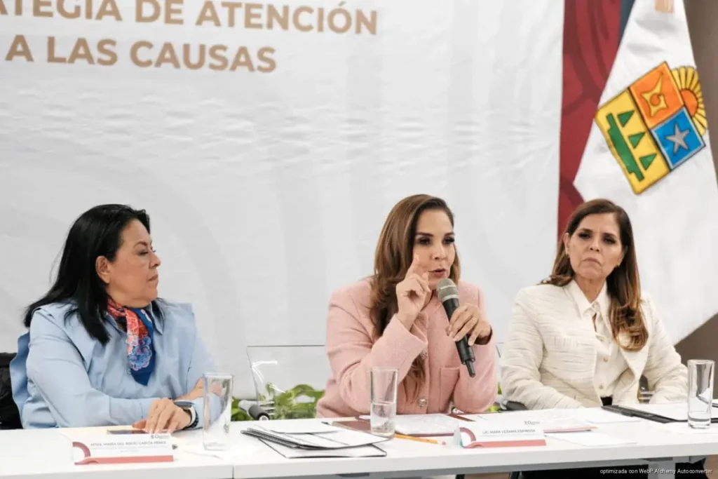 Quintana Roo respalda y contribuye con políticas sociales a la Estrategia Nacional de Atención a las Causas: Mara Lezama
