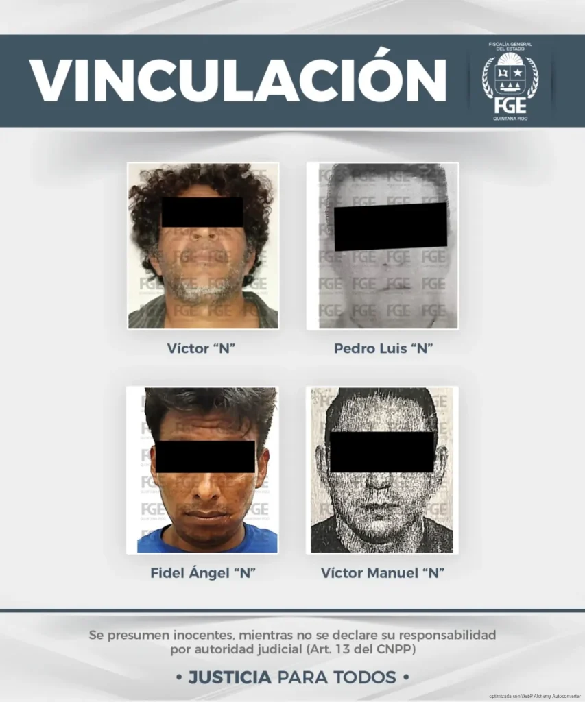 Vinculan a proceso a ocho personas y ejecutan dos órdenes de aprehensión por violencia familiar en Quintana Roo