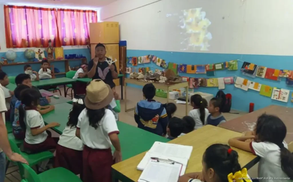 Promueven educación ambiental sobre tortugas marinas en escuelas de Cozumel