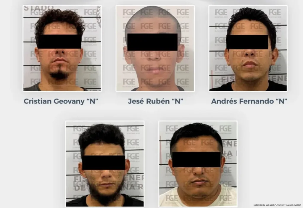 Vinculan a proceso a cinco presuntos integrantes de grupo delictivo por intento de homicidio en Tulum