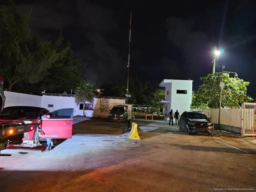 Aseguran taxis vinculados a grupo criminal en operativo en Punta Sam, Cancún