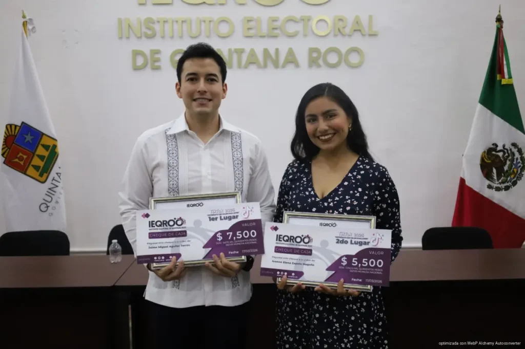 IEQROO premia la creatividad juvenil del Concurso de Tiktok 2025 “Exprésate con valor Challenge”