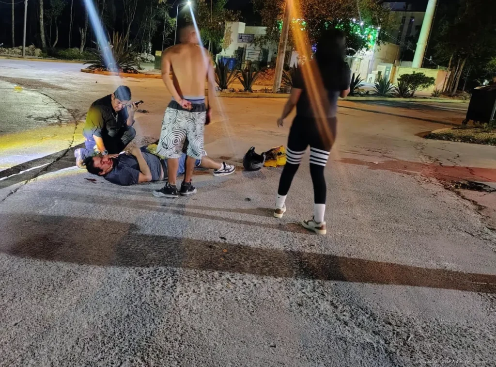 Riña entre sujetos alcoholizados desata alarma en fraccionamiento Aloja de Cancún