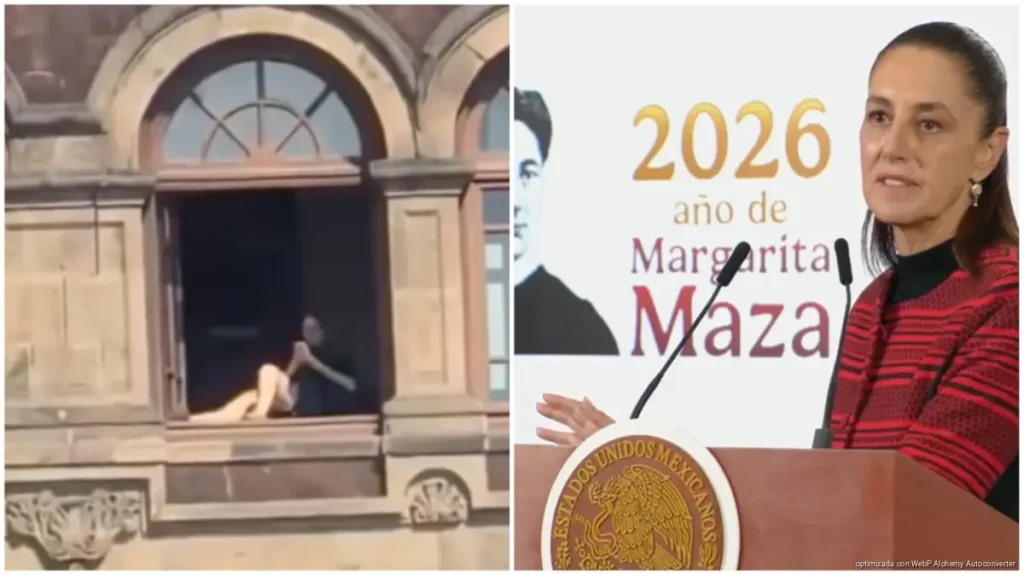 Sheinbaum confirma que video en Palacio Nacional es real y corrige a Infodemia