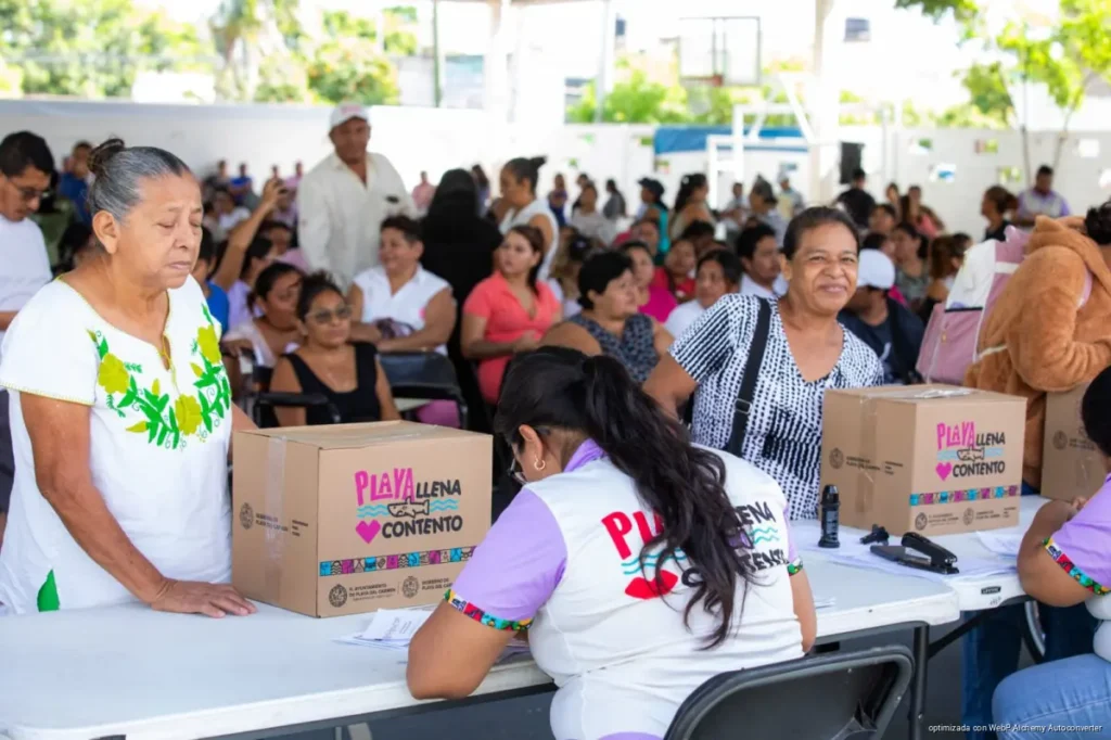 Lanza Estefanía Mercado convocatoria 2026 del programa “Playa Llena, Corazón Contento” para apoyar a familias vulnerables