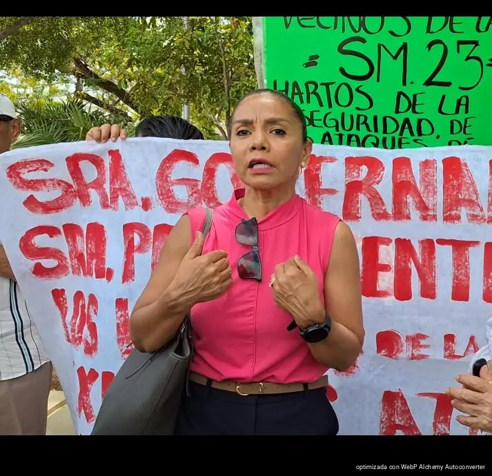 Vecinos protestan por violencia en Cancún: “Tenemos miedo” Vecinos protestan por violencia en Cancún: “Tenemos miedo”
