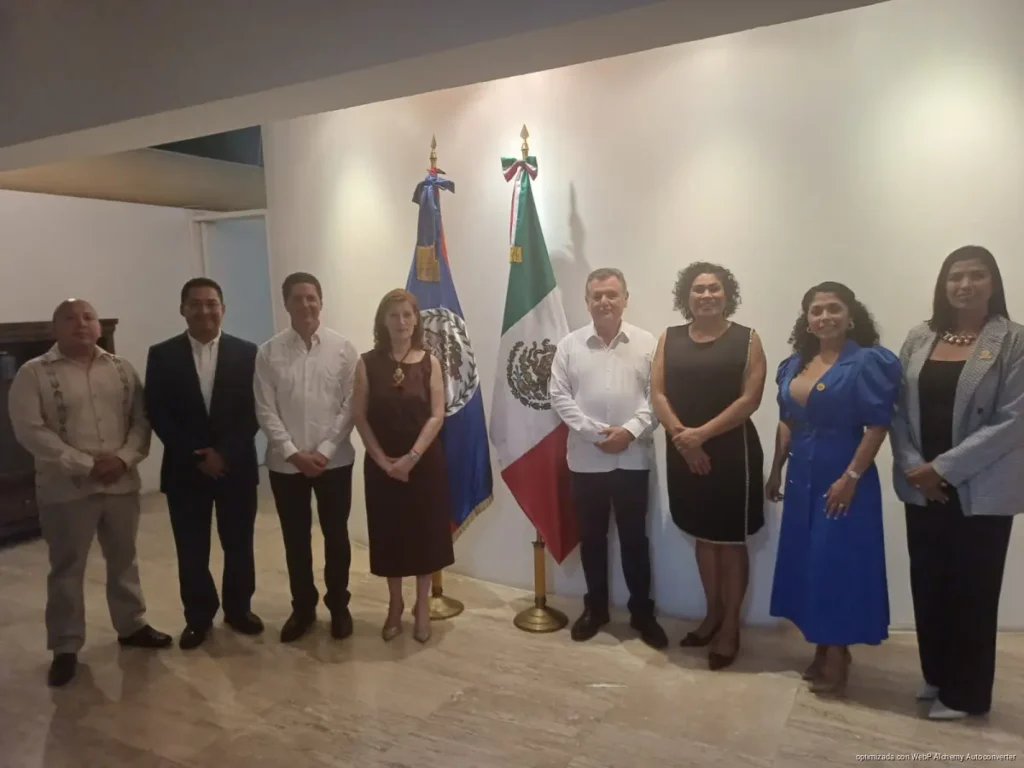 La Cámara Nacional de Comercio Chetumal fortalece lazos bilaterales con el país de Belice a través de un encuentro diplomático