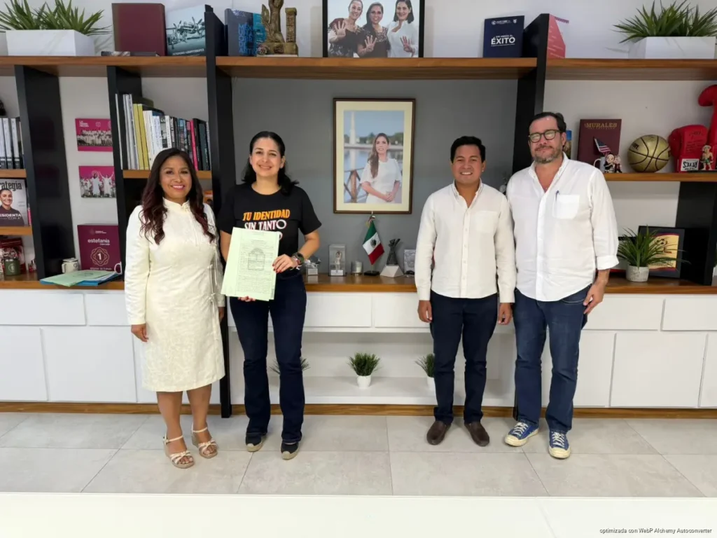 Estefanía Mercado anuncia donación de terreno para nuevo CBTIS en Playa del Carmen
