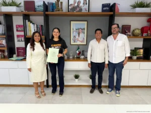 Estefanía Mercado anuncia donación de terreno para nuevo CBTIS en Playa del Carmen