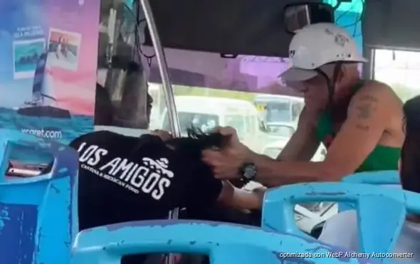 Cae agresor de mujer en avenida Tulum; lo ubican tras video viral en Cancún