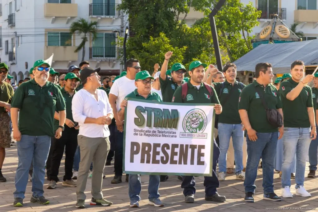 Con firme respaldo a la clase trabajadora, Playa del Carmen conmemora el CXXXVII aniversario del Día Internacional del Trabajo