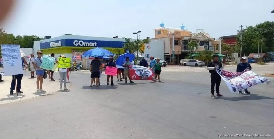 Protesta contra Parque del Jaguar desata caos vial En la carretera 307