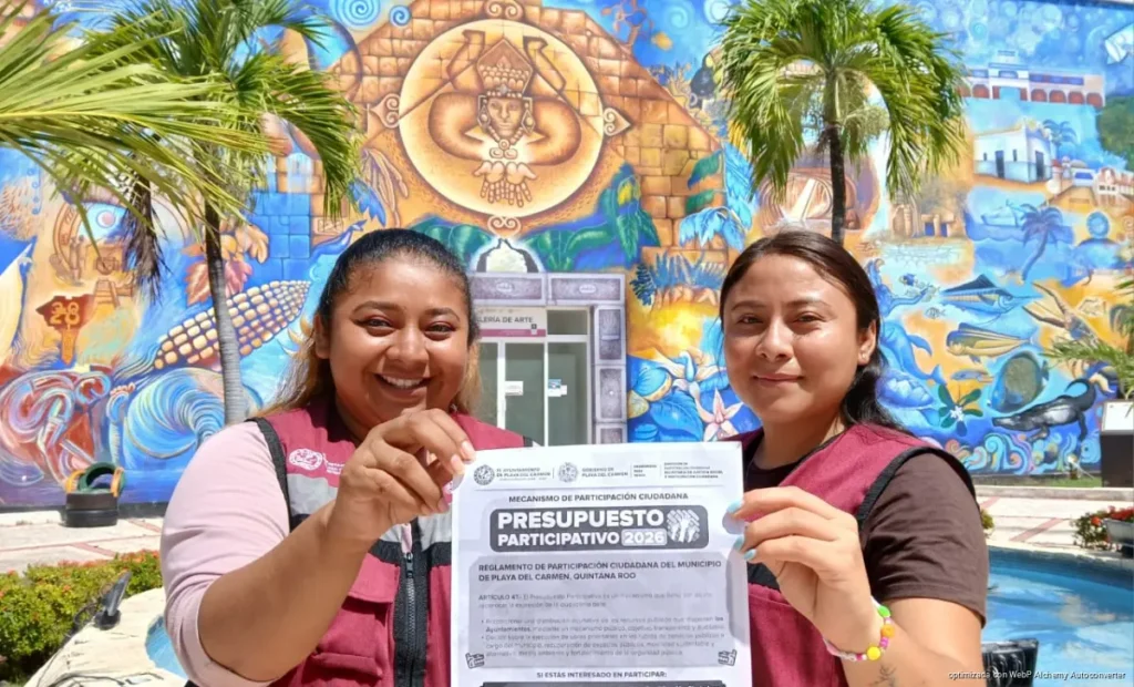 Invitan a participar en Presupuesto Participativo 2026 en Playa del Carmen