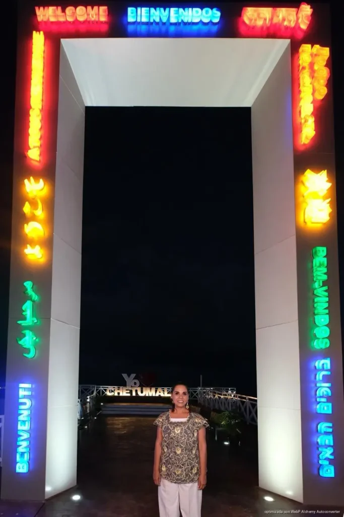 Inaugura Mara Lezama el Portal Marítimo de Chetumal como nuevo atractivo turístico de la Bahía