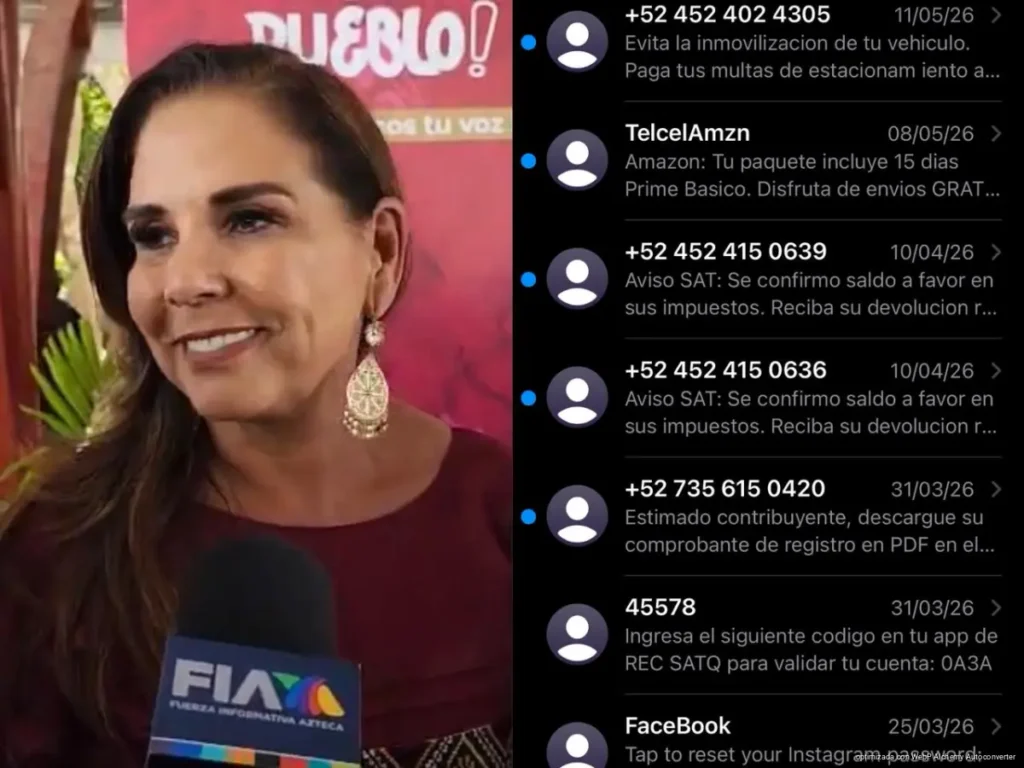Quintana Roo no tiene “foto multas”, alerta Gobernadora por fraudes vía WhatsApp