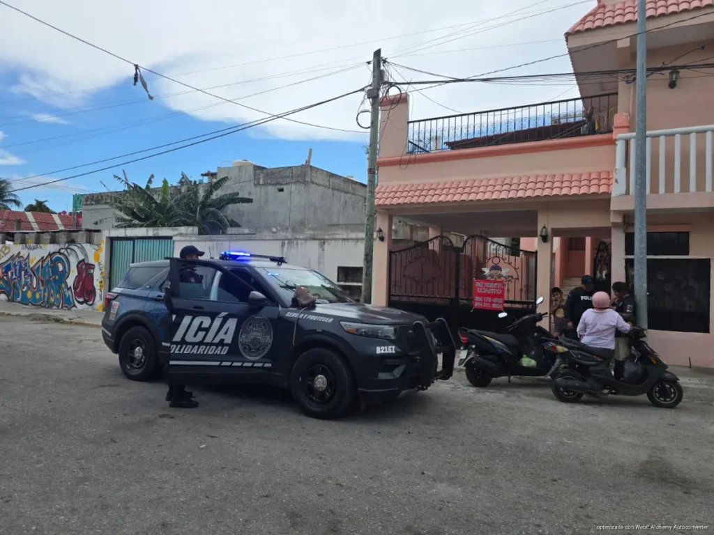 Detienen a presunto asaltante tras persecución en la colonia Colosio de Playa del Carmen