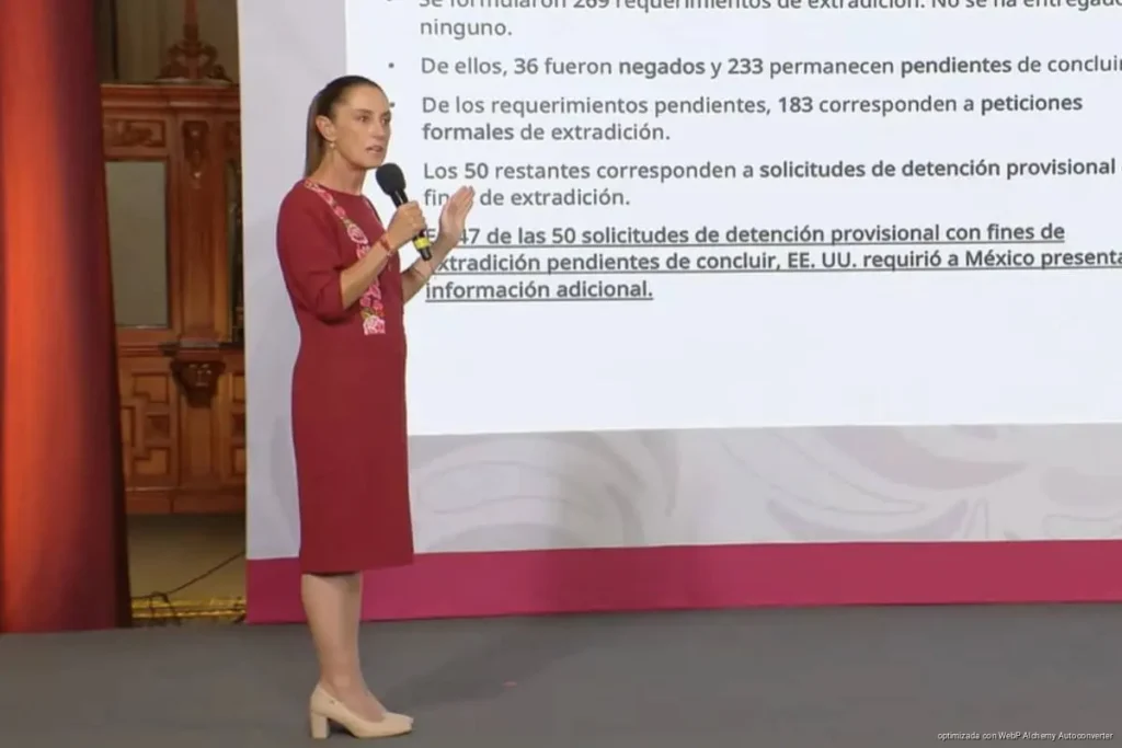 México acumula 269 extradiciones sin respuesta de Estados Unidos desde 2018 México acumula 269 extradiciones sin respuesta de Estados Unidos desde 2018