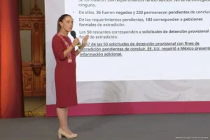 México acumula 269 extradiciones sin respuesta de Estados Unidos desde 2018 México acumula 269 extradiciones sin respuesta de Estados Unidos desde 2018