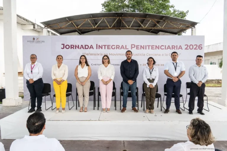 Contribuye Poder Judicial de Quintana Roo a la reinserción social con Jornadas Penitenciarias