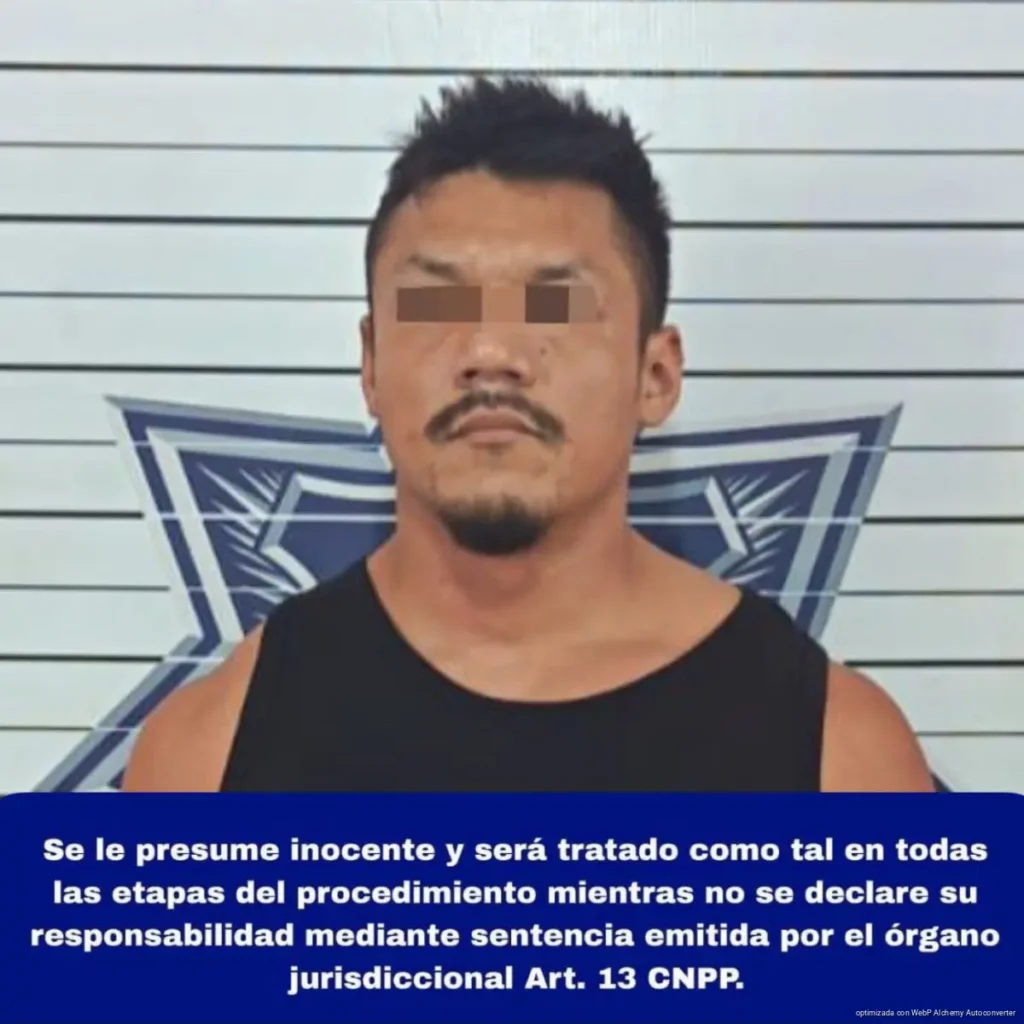 Detienen a presunto narcomenudista con 30 kilos de marihuana en Cancún