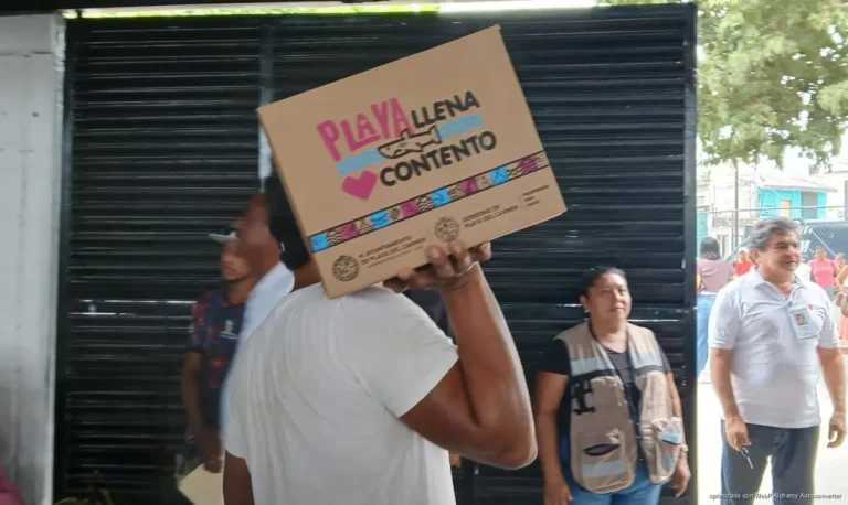 Alistan segunda entrega del programa alimentario “Playa Llena Corazón Contento”