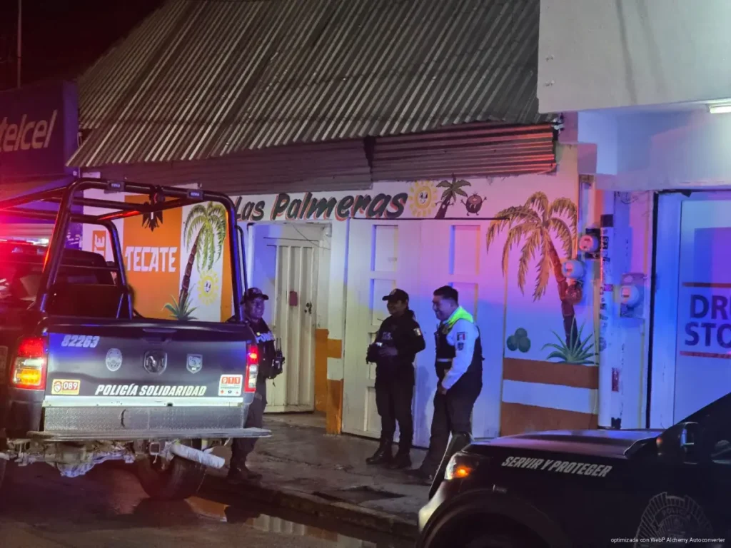 Ataque contra bar en Playa del Carmen moviliza a corporaciones de seguridad