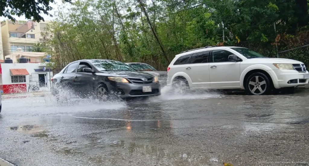 Pronostican lluvias persistentes e intensas para el fin de semana en Playa del Carmen