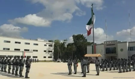 Estrena Guardia Nacional cuartel para blindar aeropuerto de Tulum