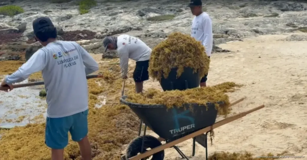 Urgen declarar contingencia ambiental por llegada masiva de sargazo